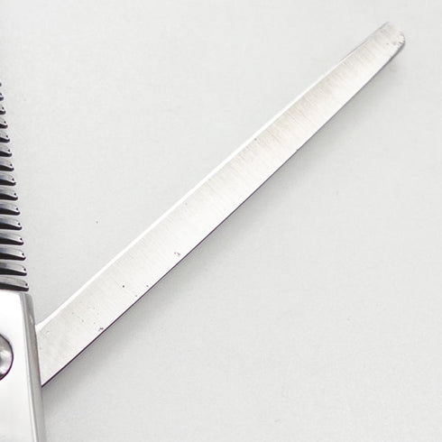 【ミズタニシザーズ ミズタニシザーMIZUTANI SCISSORS】 Re-tro THINNING 30レトロ メガネ シザー セニング 美容ハサミ すきばさみ 美容師 理容師 約30% 右利き 5.7インチ 中古 yc39
