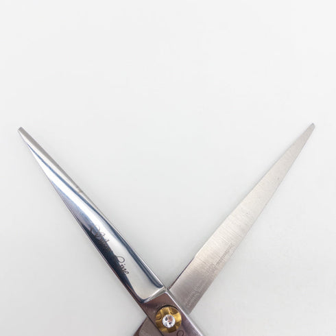 【シルバーラインSilverLine】国民三銃士ノコギリ刃KUTS700 トリミングシザー オフセット 右利き トリマー ペット 7インチ 中古 yc48