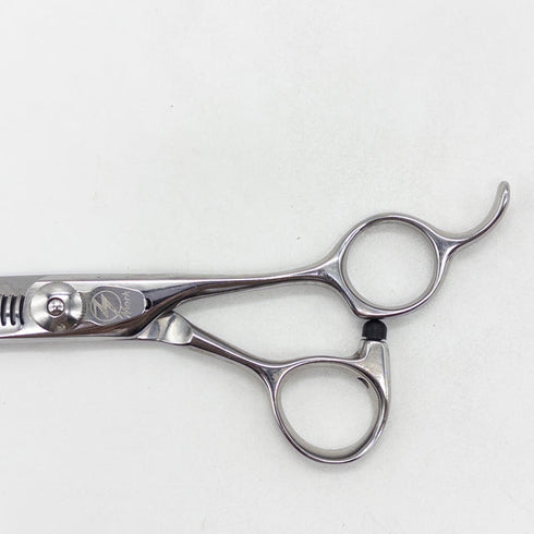 【モルクシザーMork】TWIN CW-30 両グシ オフセット シザー セニング 美容ハサミ すきばさみ 美容師 理容師 約10% 右利き 5.9インチ 中古 yc62