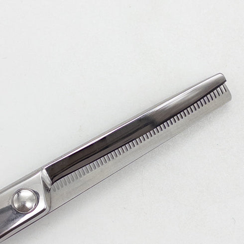 【サクシードSUCCEED】KEEPER Thinning 50 メガネ シザー セニング 美容ハサミ すきばさみ 美容師 理容師 約10% 右利き 5.5インチ 中古 yc64