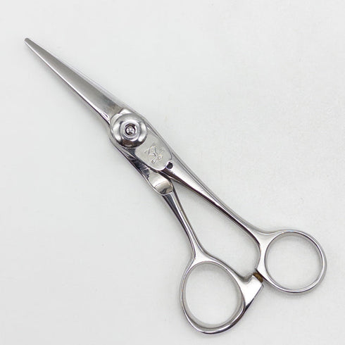 【ナルトシザーズ ナルトシザーNARUTO SCISSORS】 シザー オフセット 理容 美容ハサミ 美容師 理容師 右利き 4.9インチ 中古 yc66
