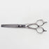 【ミズタニシザーズ ミズタニシザーMIZUTANI SCISSORS】 メガネ シザー セニング 美容ハサミ すきばさみ 美容師 理容師 約10~15% 右利き 5.8インチ 中古 yc67