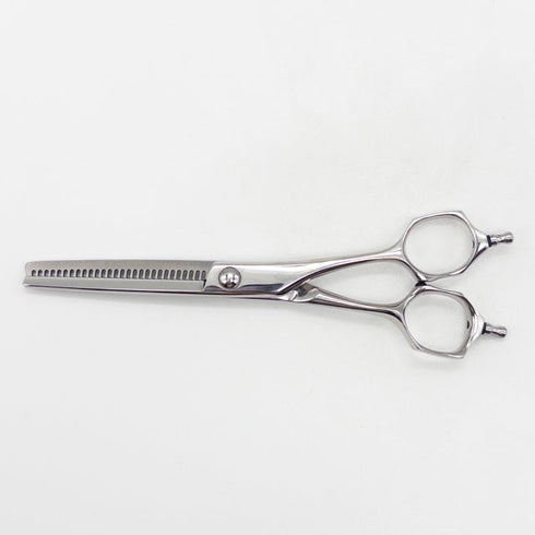 【ミズタニシザーズ ミズタニシザーMIZUTANI SCISSORS】 メガネ シザー セニング 美容ハサミ すきばさみ 美容師 理容師 約10~15% 右利き 5.8インチ 中古 yc67