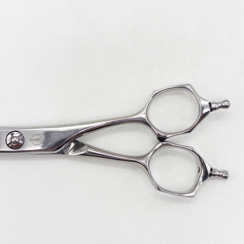 【ミズタニシザーズ ミズタニシザーMIZUTANI SCISSORS】 メガネ シザー セニング 美容ハサミ すきばさみ 美容師 理容師 約10~15% 右利き 5.8インチ 中古 yc67