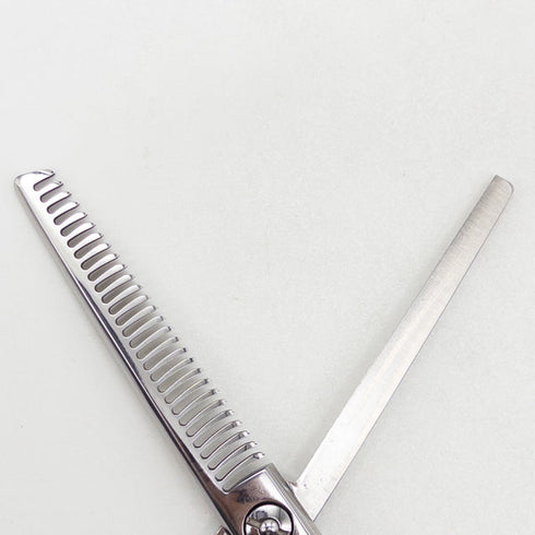 【ミズタニシザーズ ミズタニシザーMIZUTANI SCISSORS】 メガネ シザー セニング 美容ハサミ すきばさみ 美容師 理容師 約10~15% 右利き 5.8インチ 中古 yc67