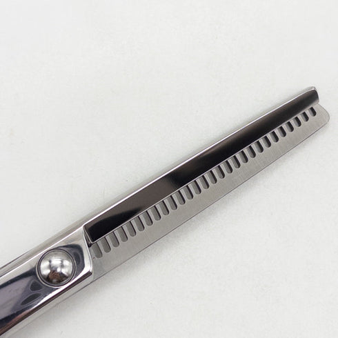【ミズタニシザーズ ミズタニシザーMIZUTANI SCISSORS】 メガネ シザー セニング 美容ハサミ すきばさみ 美容師 理容師 約10~15% 右利き 5.8インチ 中古 yc67