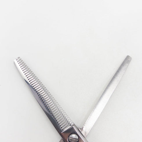 【ヒカリシザーズHIKARI光シザーHIKARI SCISSORS】TRENDY3 732 オフセット シザー セニング 美容ハサミ すきばさみ 美容師 理容師 約10% 右利き 6インチ 中古 yc74