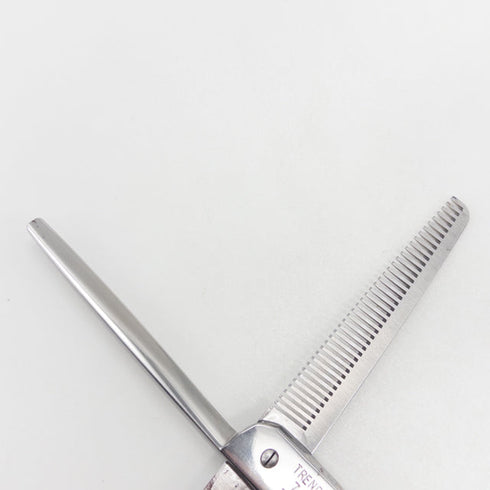 【ヒカリシザーズHIKARI光シザーHIKARI SCISSORS】TRENDY3 732 オフセット シザー セニング 美容ハサミ すきばさみ 美容師 理容師 約10% 右利き 6インチ 中古 yc74