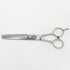 【ヒカリシザーズHIKARI光シザーHIKARI SCISSORS】 メガネ シザー セニング 美容ハサミ すきばさみ 美容師 理容師 約% 右利き 6インチ 中古 yc78