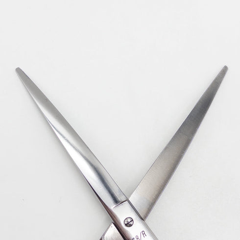 【菊王冠KIKU-OHKAN】68/R カーブ トリミングシザー メガネ 右利き トリマー ペット 6.8インチ 中古 yc79