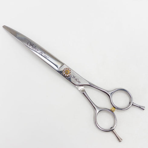 【シルバーラインSilverLine】 国民三銃士NAC700カーブ トリミングシザー メガネ 右利き トリマー ペット 7インチ 中古 yc86
