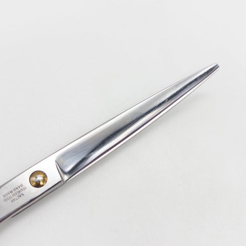 【シルバーラインSilverLine】 国民三銃士NAC700カーブ トリミングシザー メガネ 右利き トリマー ペット 7インチ 中古 yc86
