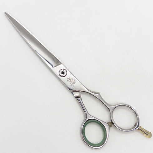 【ヒカリシザーズHIKARI光シザーHIKARI SCISSORS】E-6 シザー オフセット 理容 美容ハサミ 美容師 理容師 右利き 6.2インチ 中古 yc88