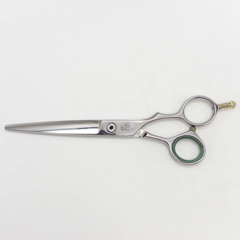 【ヒカリシザーズHIKARI光シザーHIKARI SCISSORS】E-6 シザー オフセット 理容 美容ハサミ 美容師 理容師 右利き 6.2インチ 中古 yc88