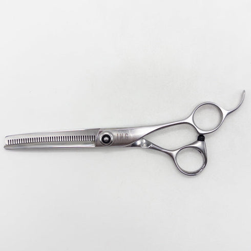 【ING東光舎】ET-40G 逆刃 オフセット シザー セニング 美容ハサミ すきばさみ 美容師 理容師 約5~10% 右利き 6インチ 中古 yc96