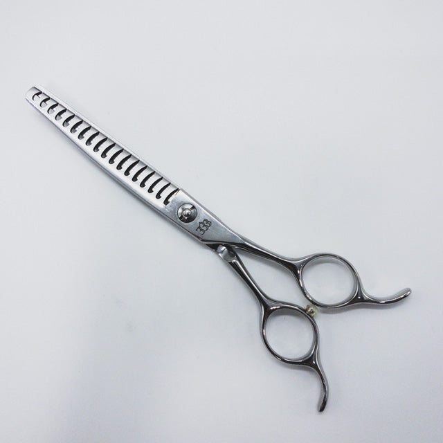 333ドッグケアカーブチャンカー トリミングシザー　6.5インチ シンプルモデル】カーブのチャンカー 6.5inch＊ハンドルモデル