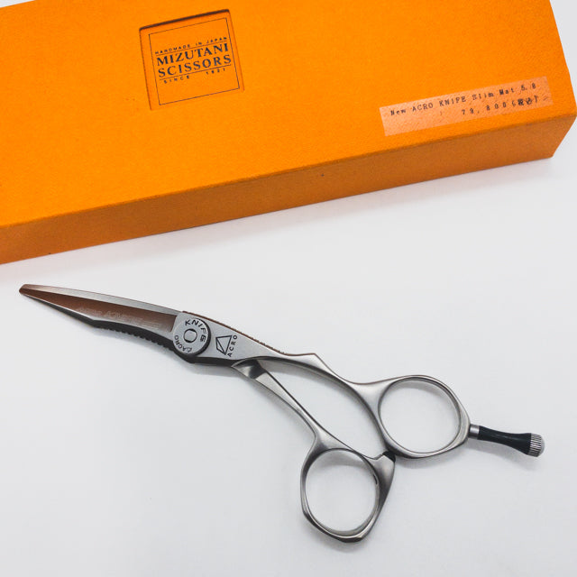 ミズタニシザー　ACROナイフ 美品】ミズタニシザーズ ACRO KNIFE Slim Mat カットシザー 6.3
