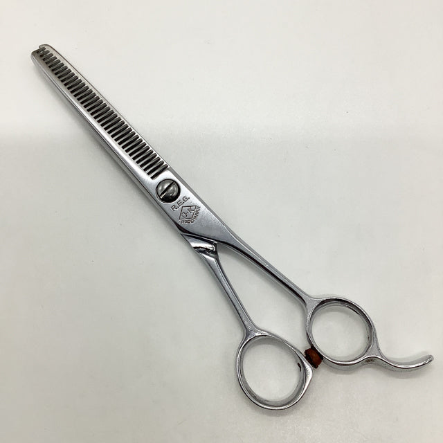 R.E.G O-K】35 オフセット シザー セニング 美容ハサミ すきばさみ  