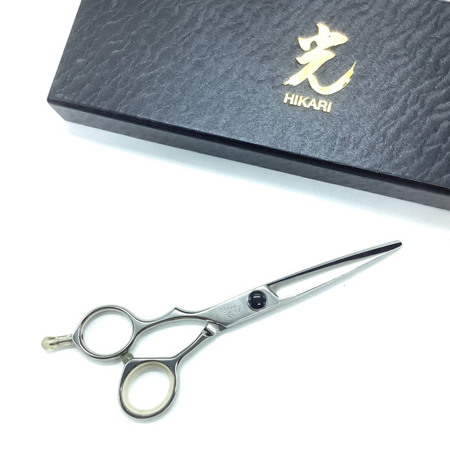 ヒカリ　HIKARI 光　シザー　美容師　F-5 美品】光シザー F-5 カットシザー 5.8インチ ハマグリ刃