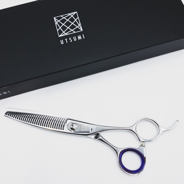 美品【内海ウツミUTSUMI】OF30 トリミングシザー 右利き セニング